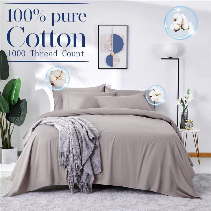 100% Cotton 1000T Sheets Set