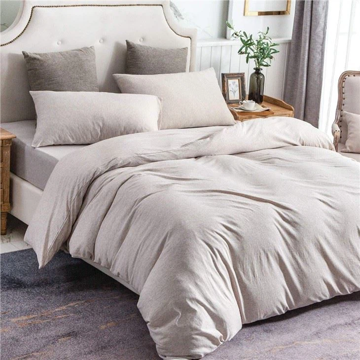 Jersey Knit Duvet Cover Set Jersey Knit Duvet Cover Set